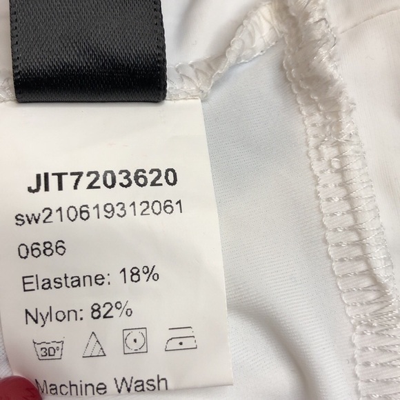 NWT - SHEIN - White Strappy Bikini Top - Size Small, US 4 - Picture 4 of 5